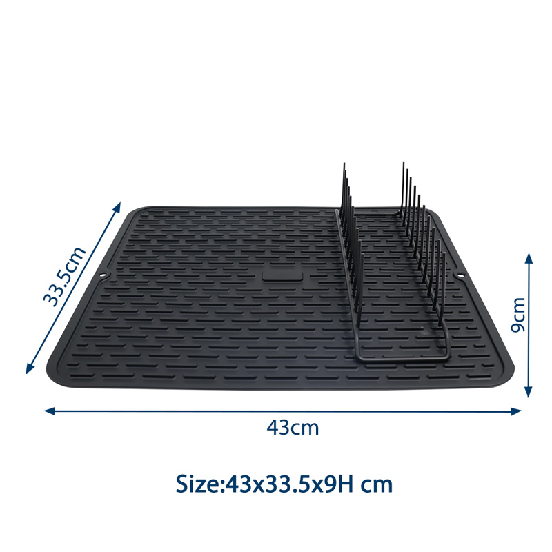 Compact Silicone Dish Drainer