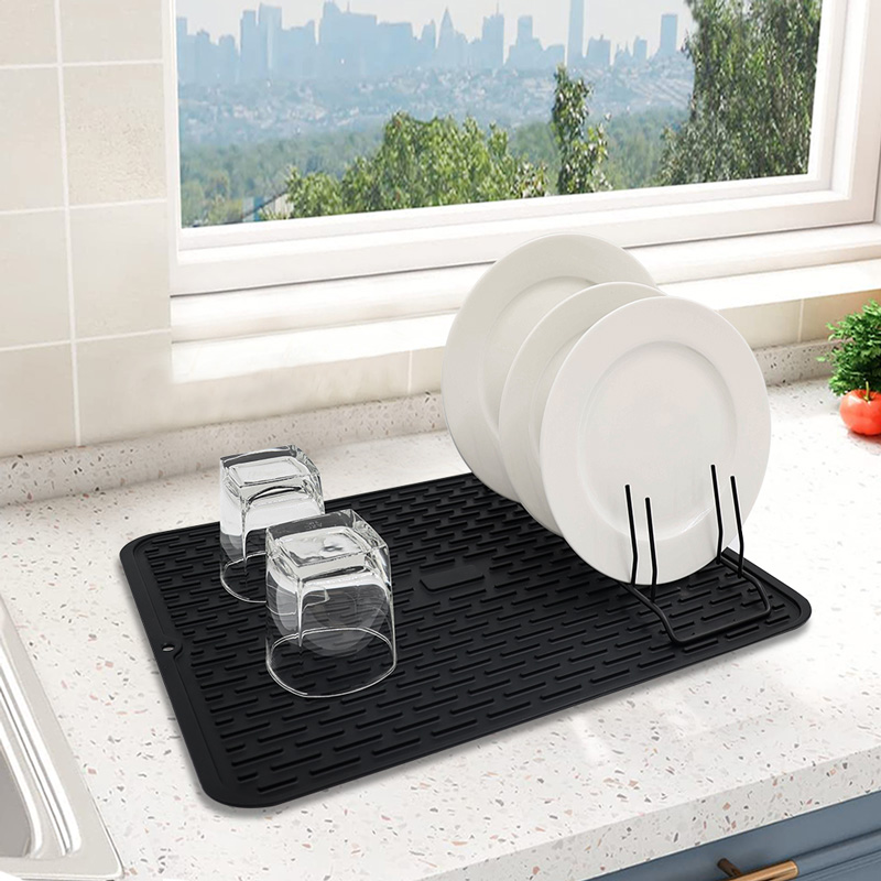 Compact Silicone Dish Drainer