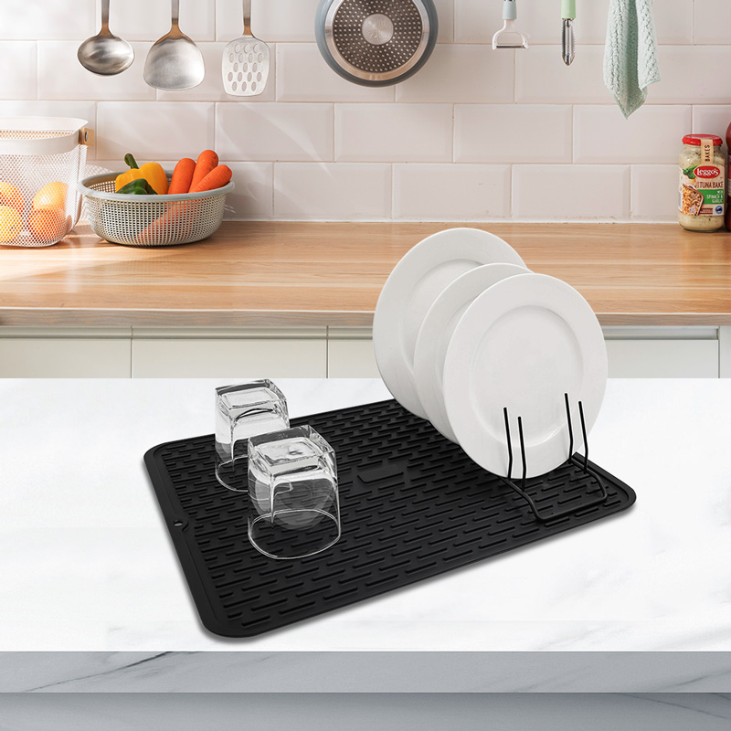 Compact Silicone Dish Drainer