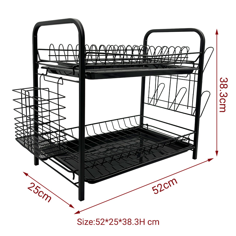 Double Layers Tableware Dish Rack