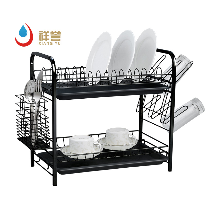 Double Layers Tableware Dish Rack