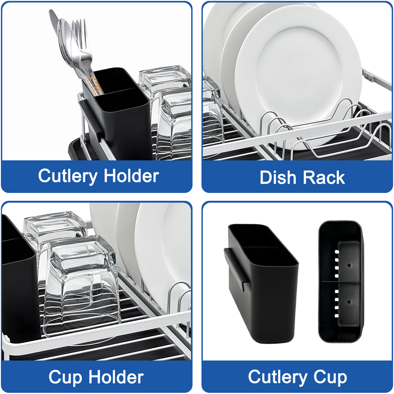 Aluminum Detachable Dish Rack