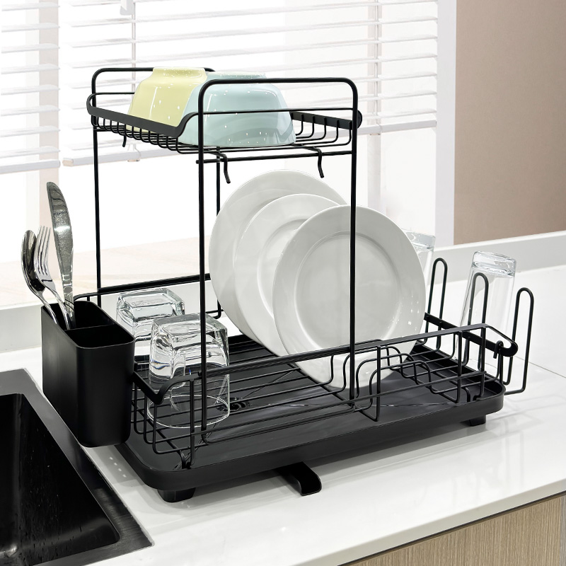 Double Layers Detachable Dish Drying Rack