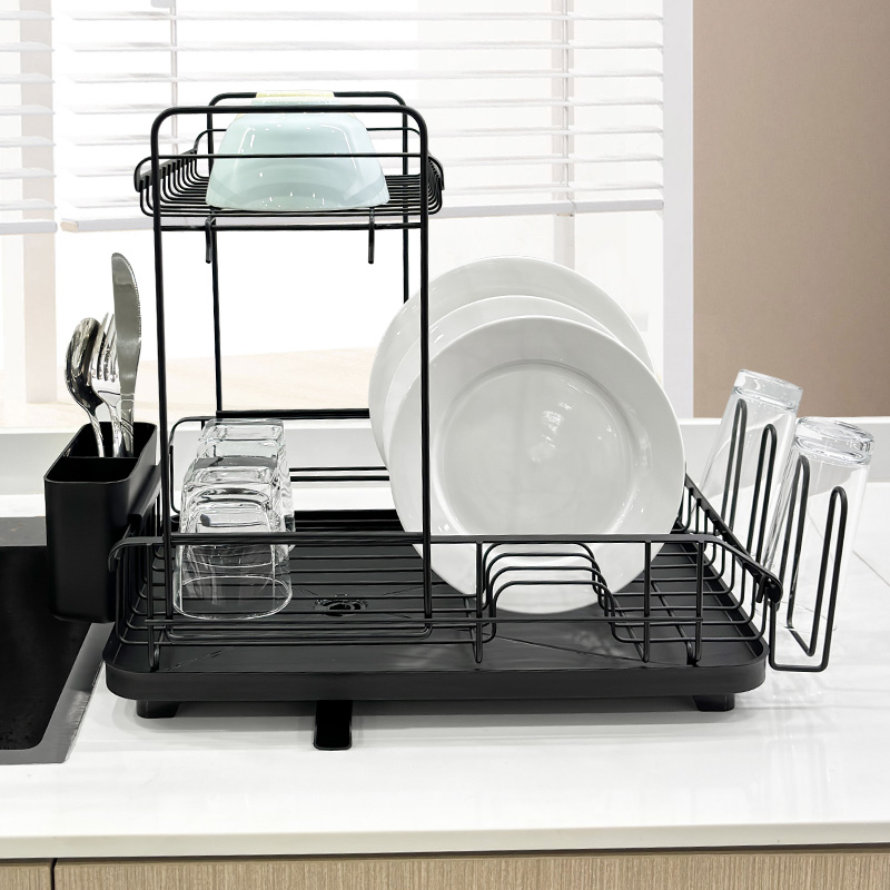 Double Layers Detachable Dish Drying Rack