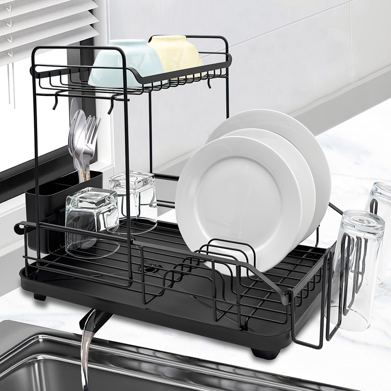 Double Layers Detachable Dish Drying Rack