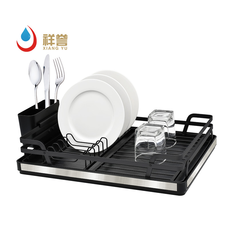 Single-Tier Aluminum Dish Drainer