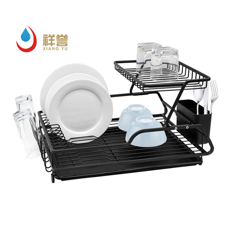 Aluminum 2 Shelf Dish Rack