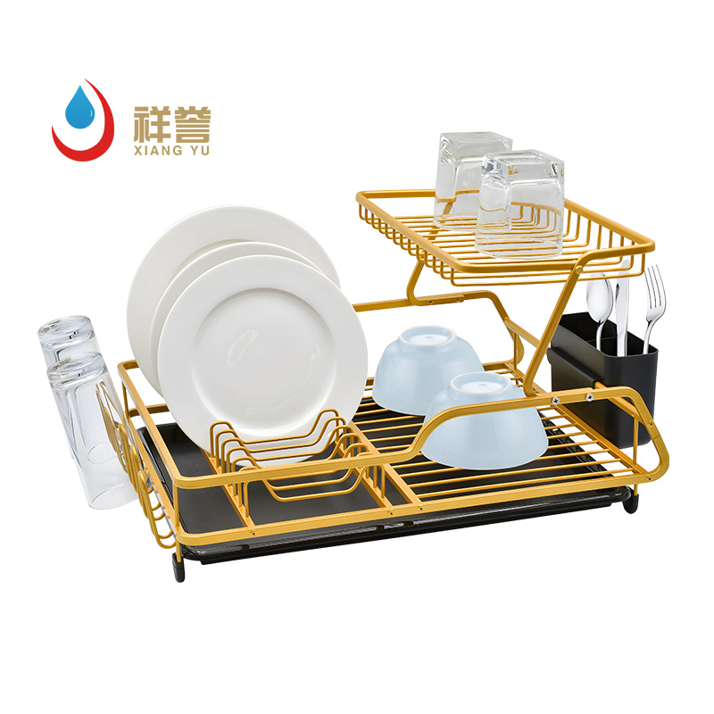Aluminum Double Tier Drying Rack