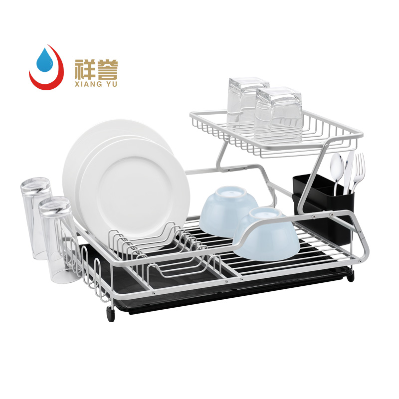 Aluminum Double Tier Drying Rack