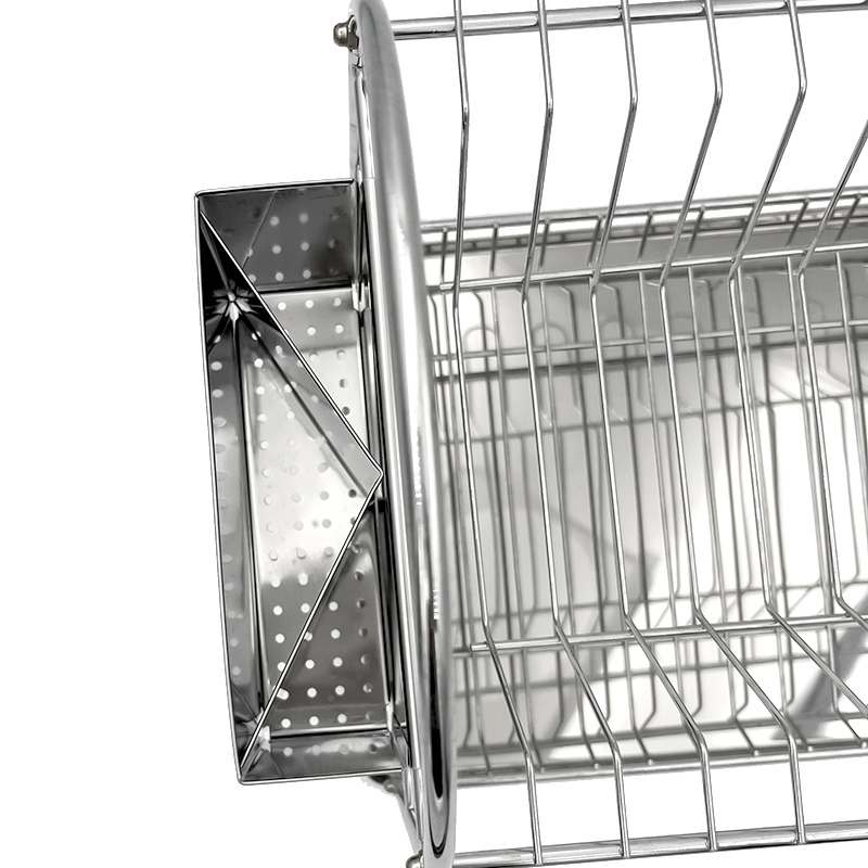 Double-Tier Stainless Steel Large Dish Rack