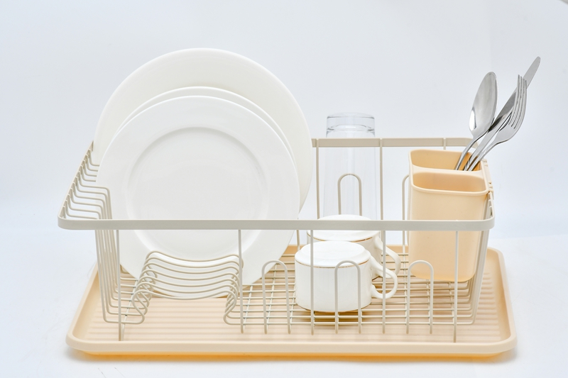 Kitchen Sink Drain Rack with Utensil Holder