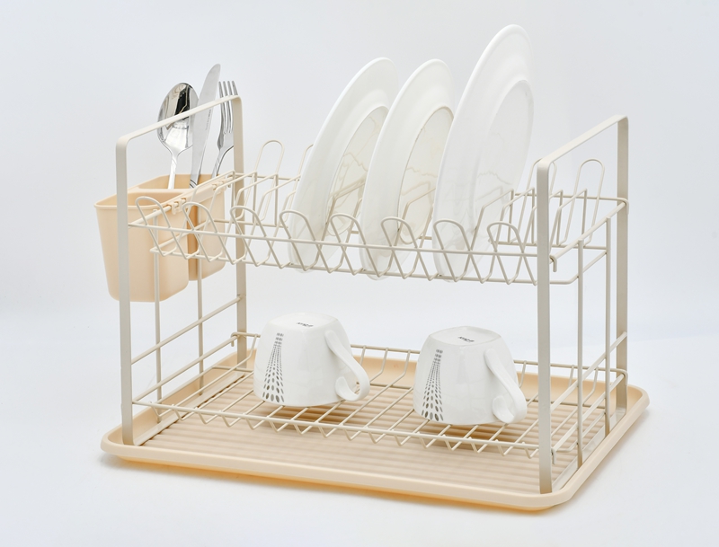 Iron Kitchen Dish Drainer Organizer