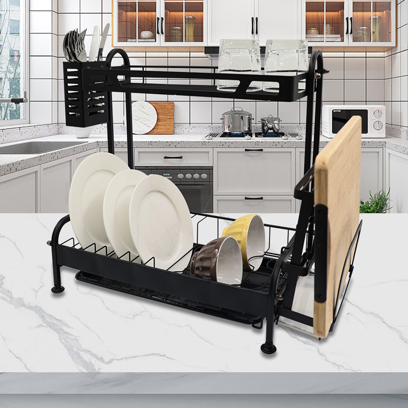 Kitchen Counter Large Iron Dish Rack