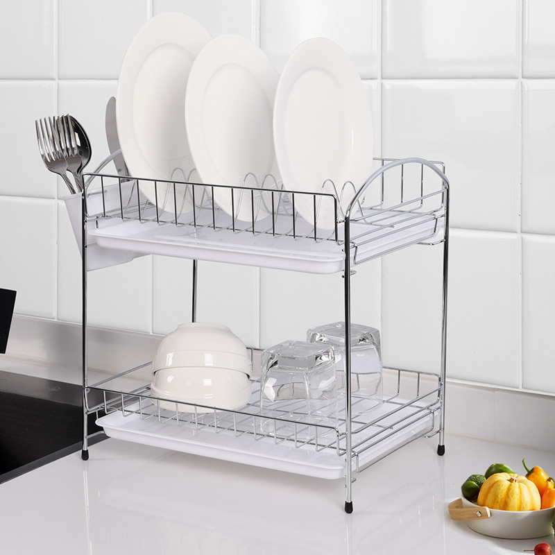 Iron Two Tier Dish Drying Rack