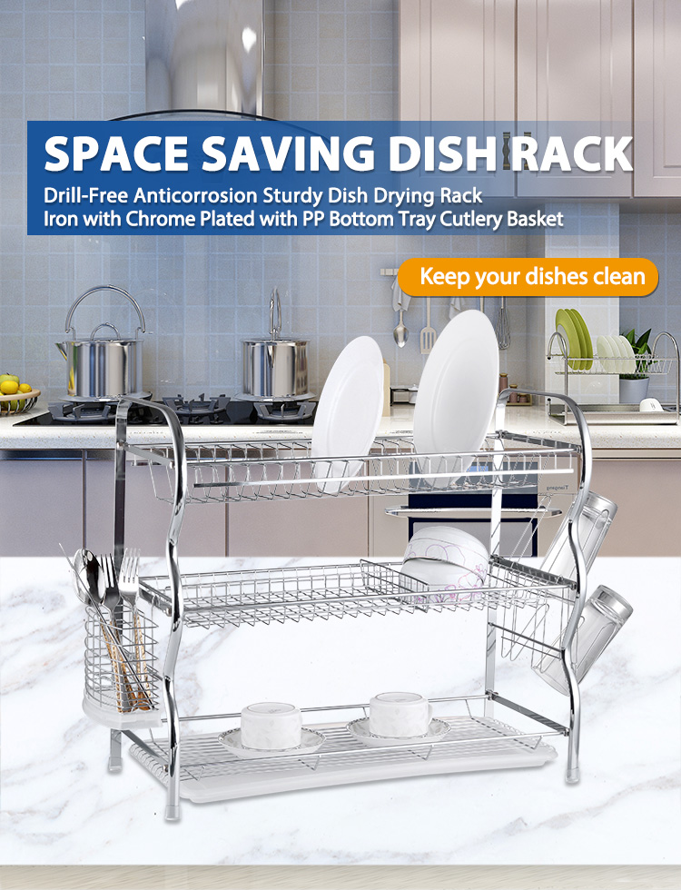 Durability And Versatility Of Three Layers Dish Racks in Modern Kitchens